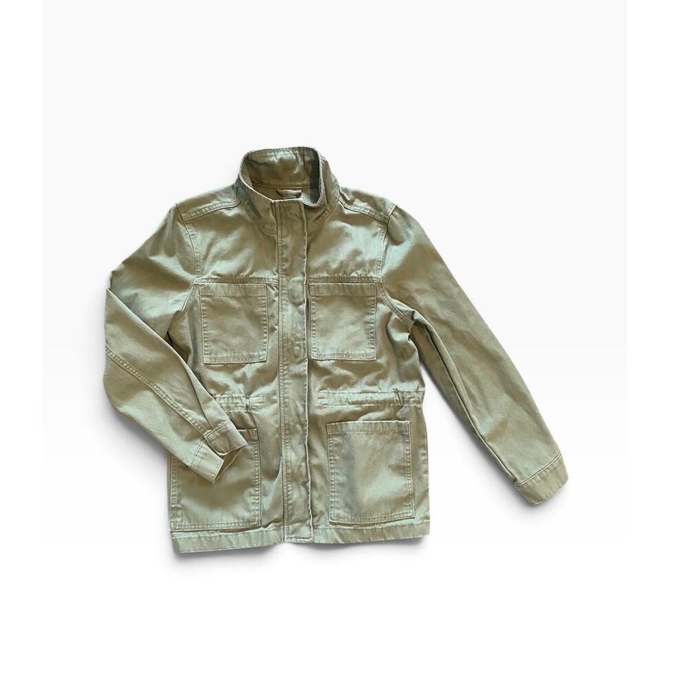 Vintage America Women’s Small Olive Green Utility Field Jacket 100% Cotton